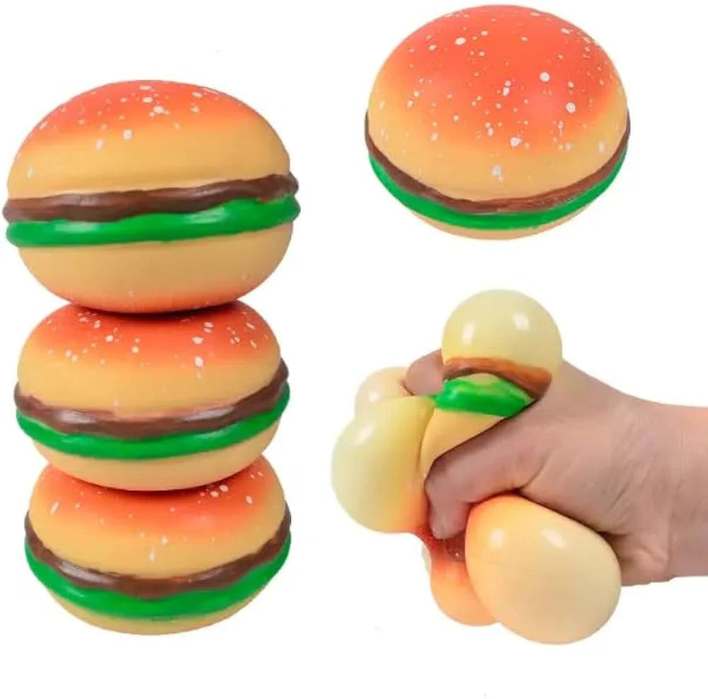 Burger Squishy – Jumbo Ultra Soft Stress Relief Squeeze Toy