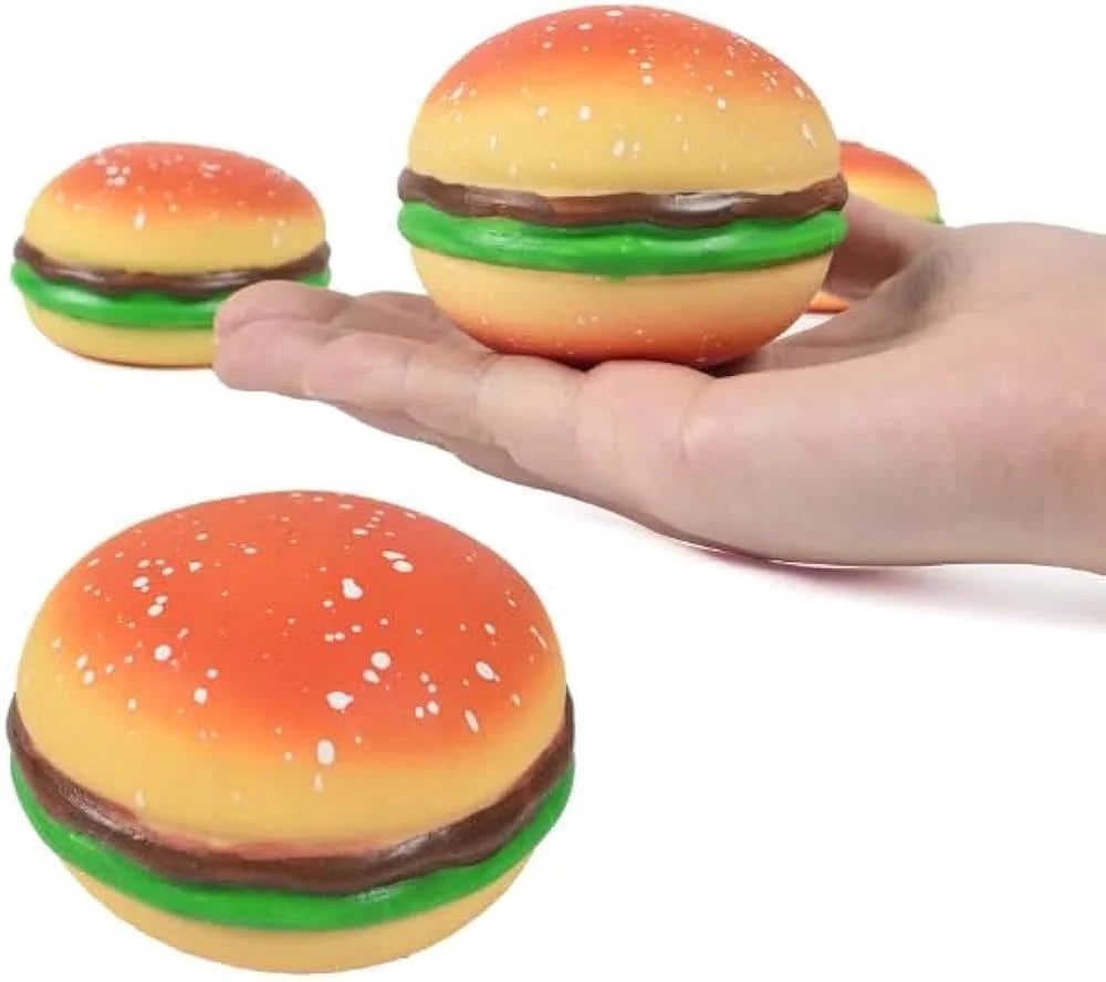 Burger Squishy – Jumbo Ultra Soft Stress Relief Squeeze Toy
