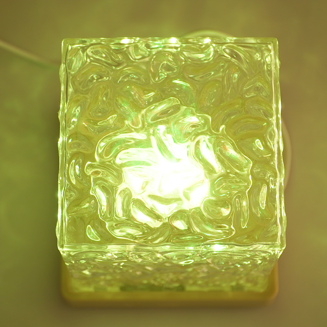 Crystal Cube LED Night Lamp – Aesthetic Color-Changing Ambient Light for Bedroom & Home Décor