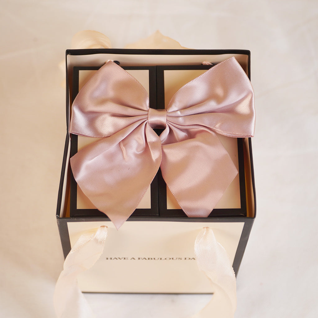 Surprise Gift Box with Roses & Teddy