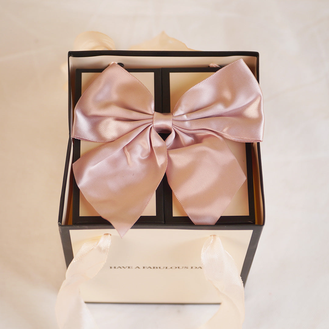 Surprise Gift Box with Roses & Teddy