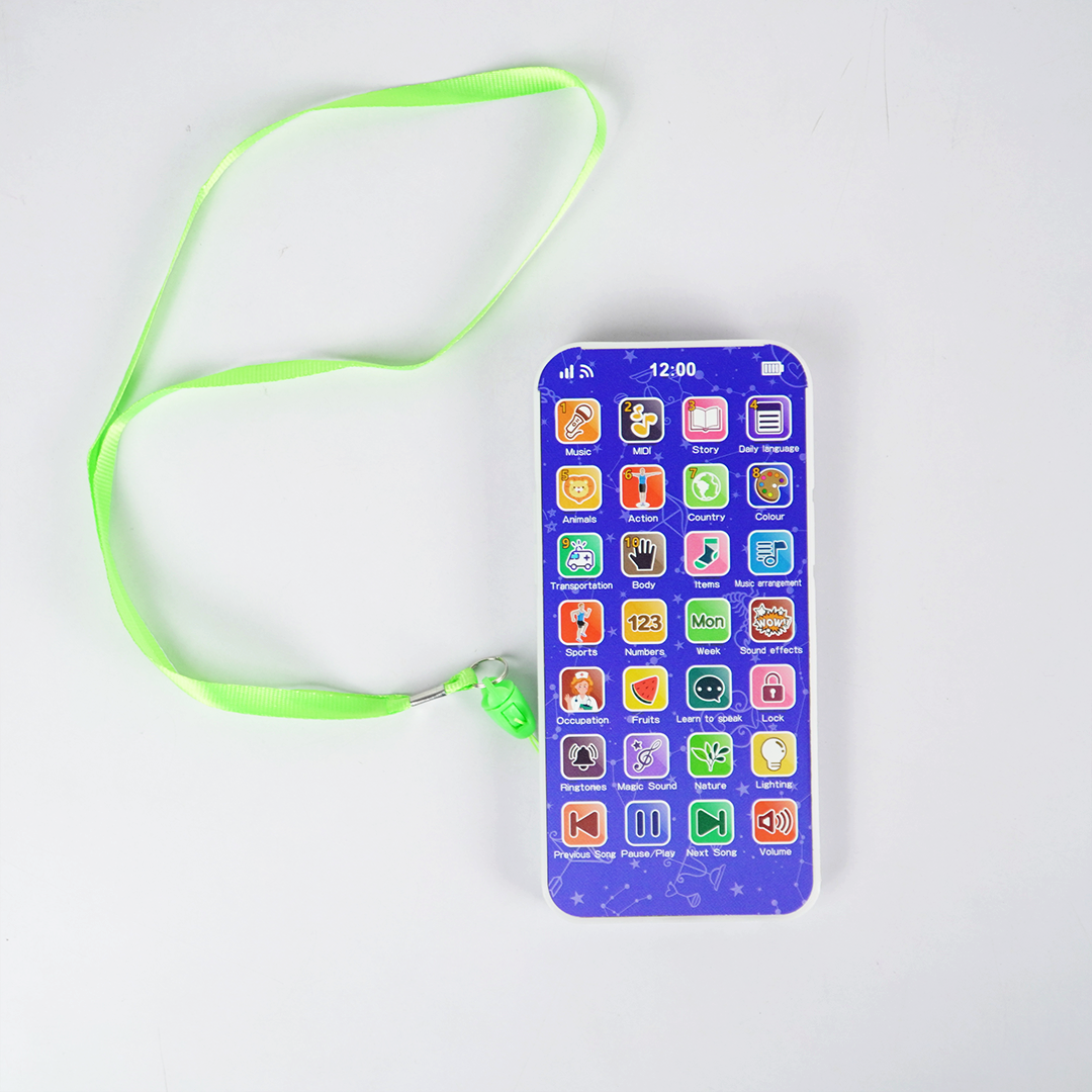 Kids Educational Puzzle Mobile Toy – Interactive Learning Phone with Sound,
