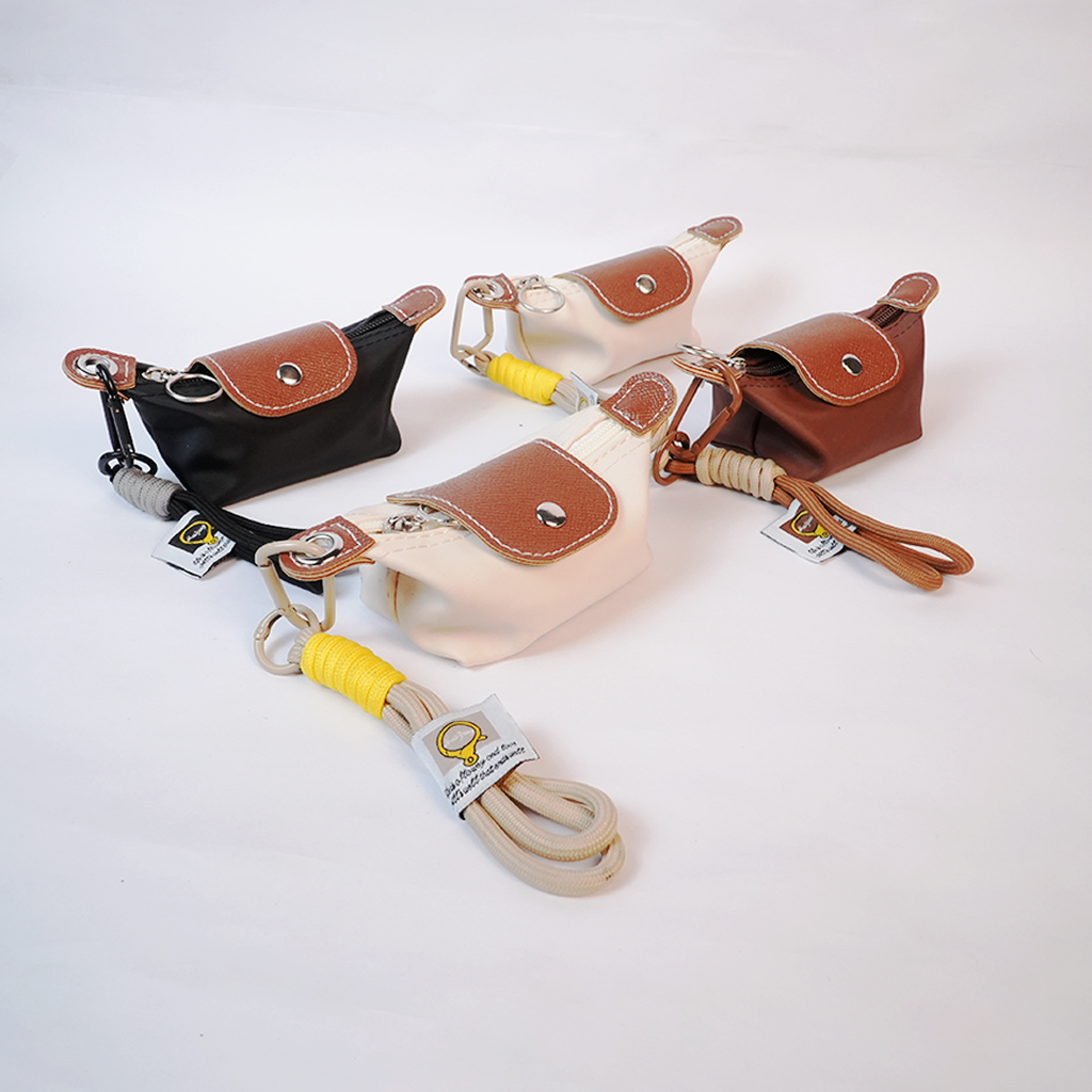 Mini Canvas Coin Pouch Keychain | Stylish & Compact