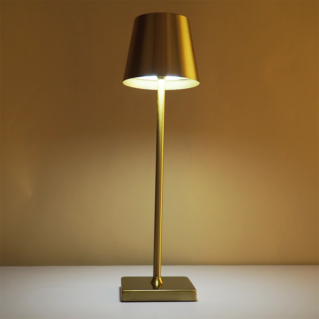 Luxury Gold Table Lamp with Metal Shade