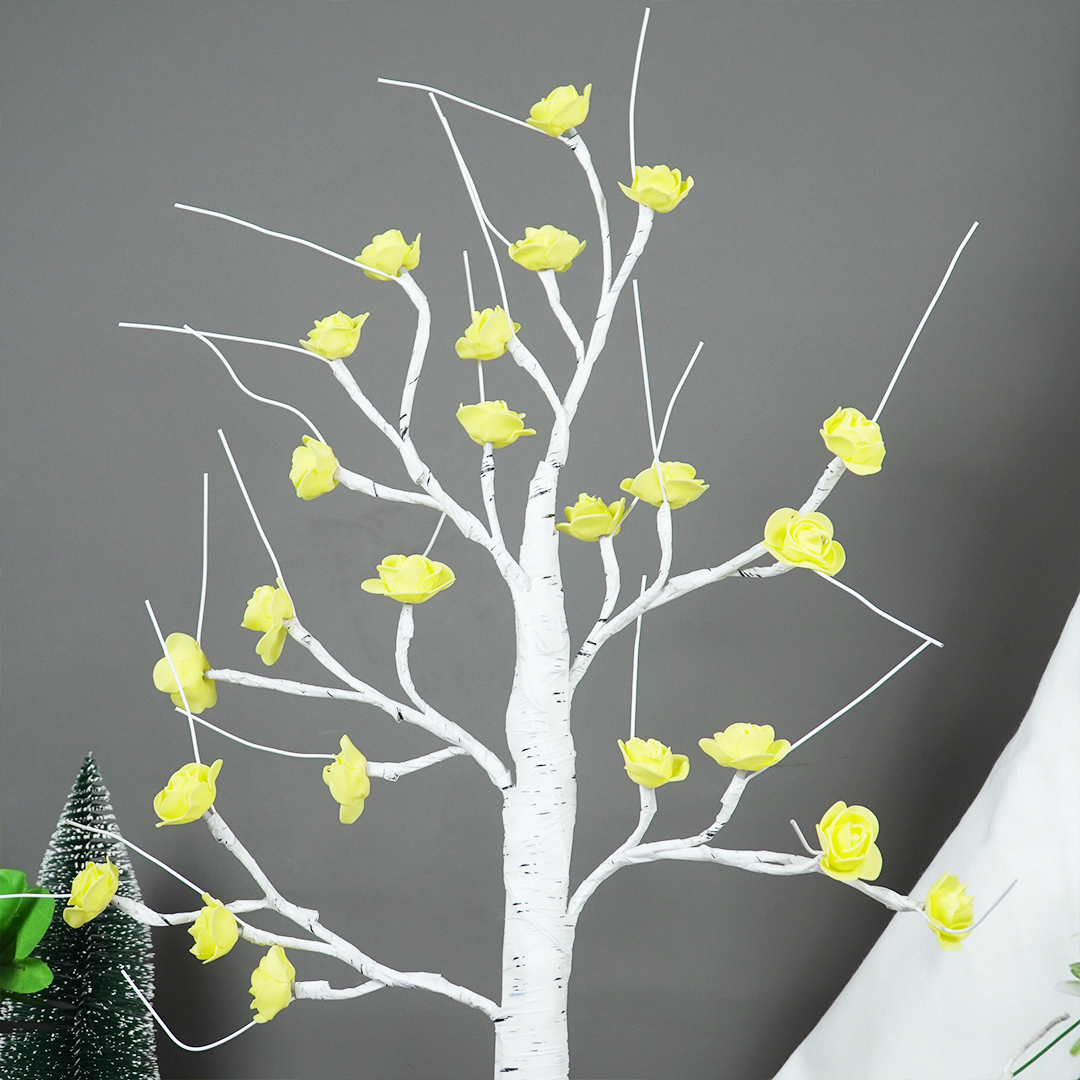Yellow Blossom Decorative Tree Light – Rose Flower Table Lamp