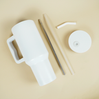 Pure Frost Minimal Tumbler (Classic White)