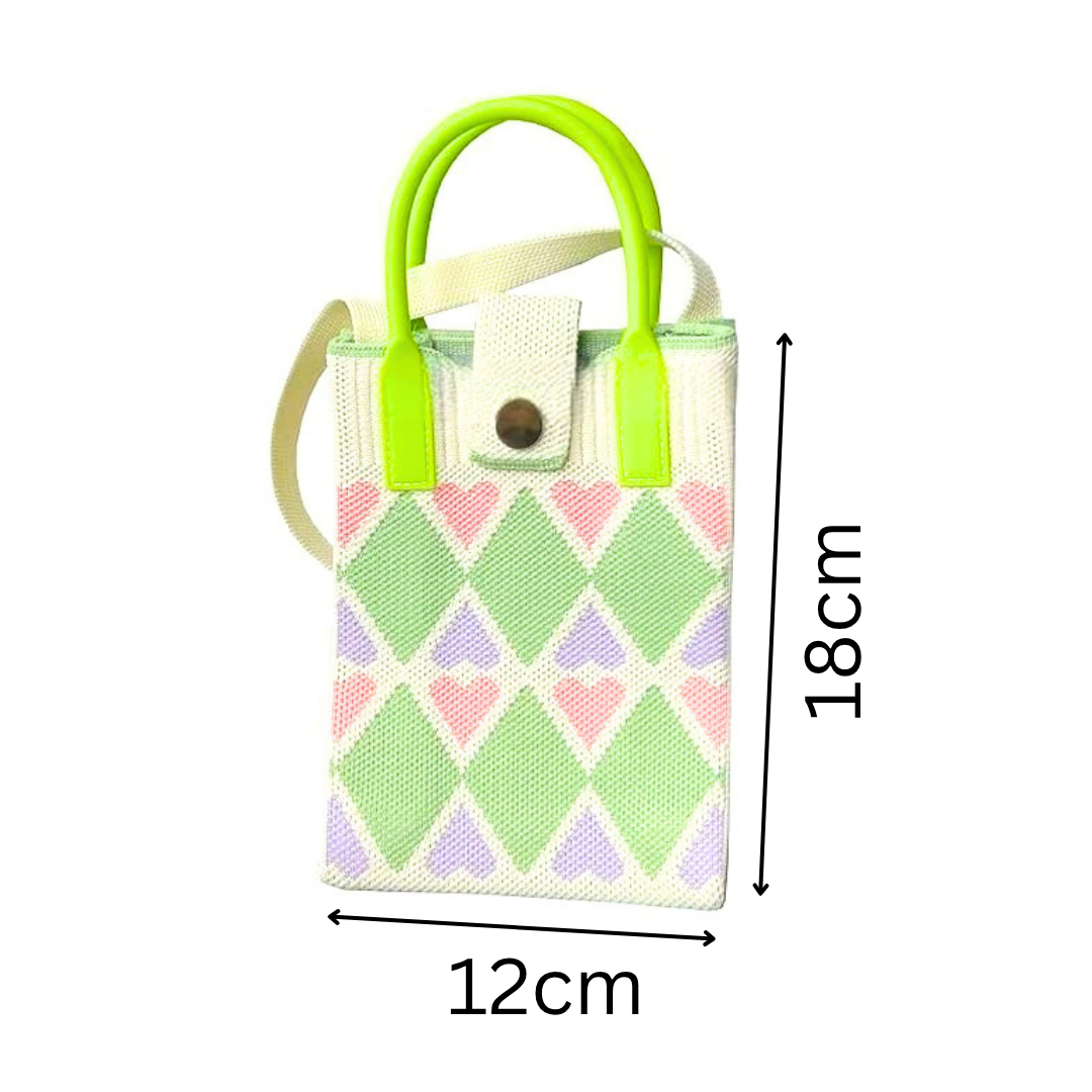 Cute Cartoon Mini Sling Bag – Random Design Collection (1 Pcs)