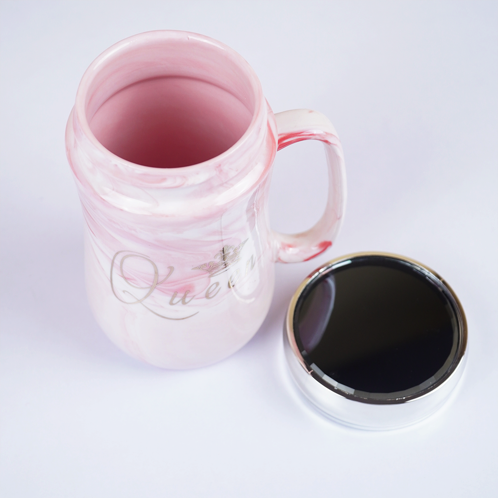 Cute Portable Water Bottle – 380ml Leak-Proof Reusable Drinking Bottle for Kids & Daily Use ( Couples mug )