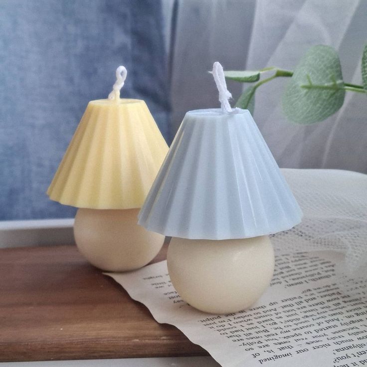 PACK OF 2 Table Lamp Shape candle