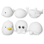 Set-6 Cute Animal Mini LED Silicone Night Lamp Set