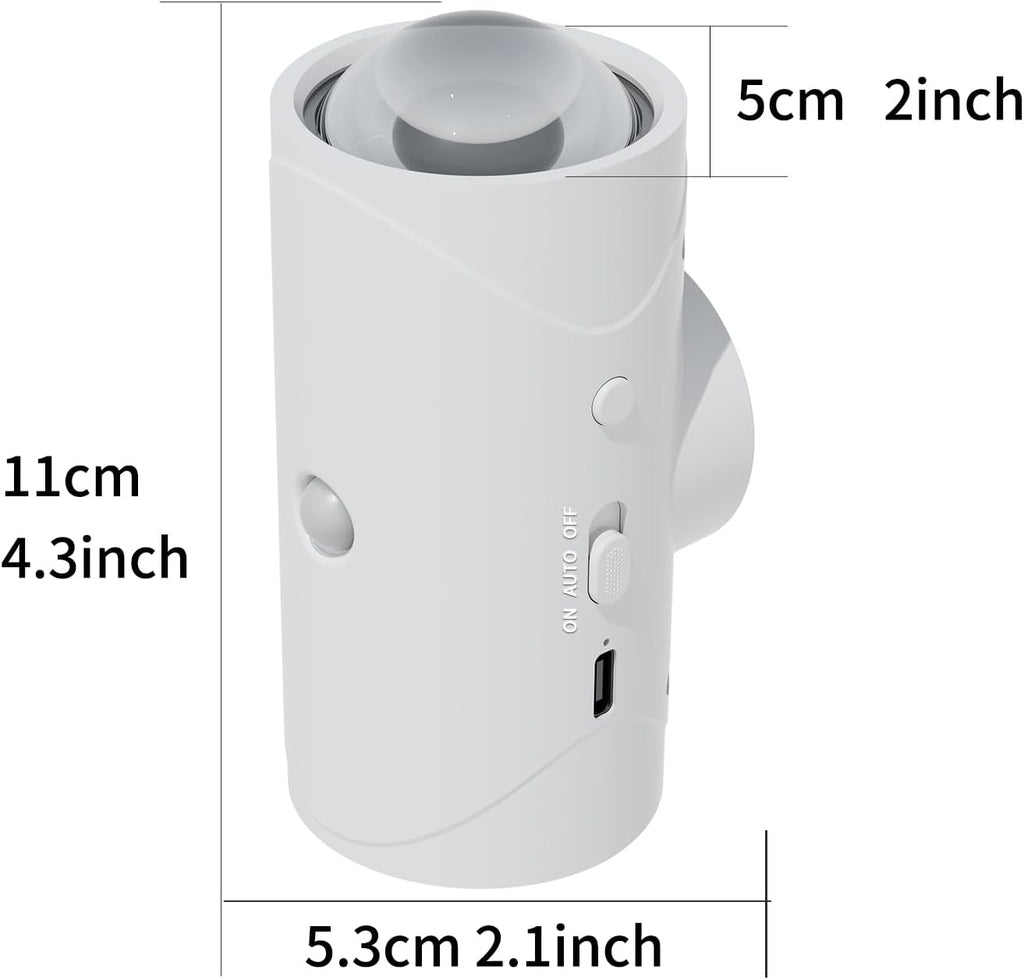 LED Wireless Wall Sconce with 7 Colors Changing, Motion Sensor Light Indoor, 1500mAh