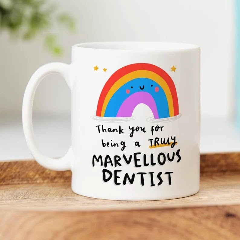 Thank You for Being a Truly Marvellous Dentist Ceramic Coffee Mug