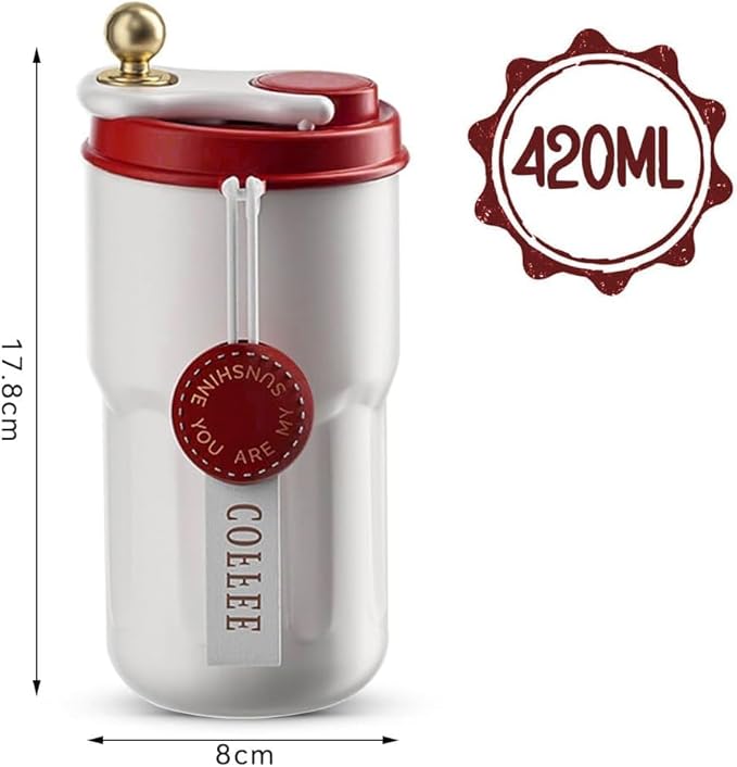 650ml Leak-Proof Reusable Water Bottle with Flip Lid | Lightweight Travel Bottle (18cm x 7cm)