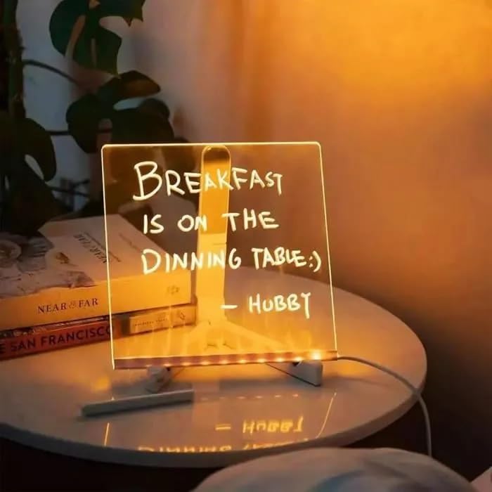 DIY LED Acrylic Message Board Lamp
