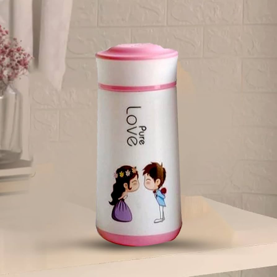 Cute Love Cartoon Insulated Travel Mug | Leakproof Stainless Steel Coffee & Tea Tumbler