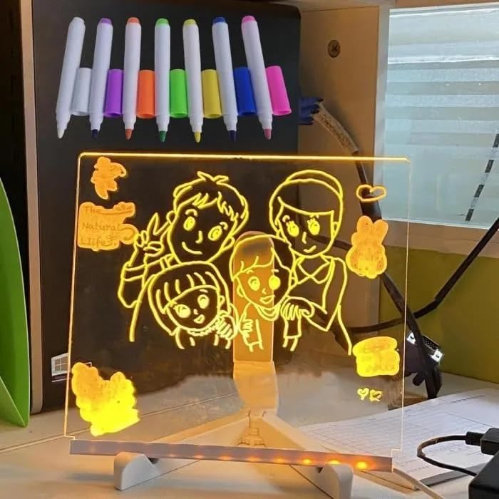 DIY LED Acrylic Message Board Lamp