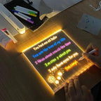 DIY LED Acrylic Message Board Lamp