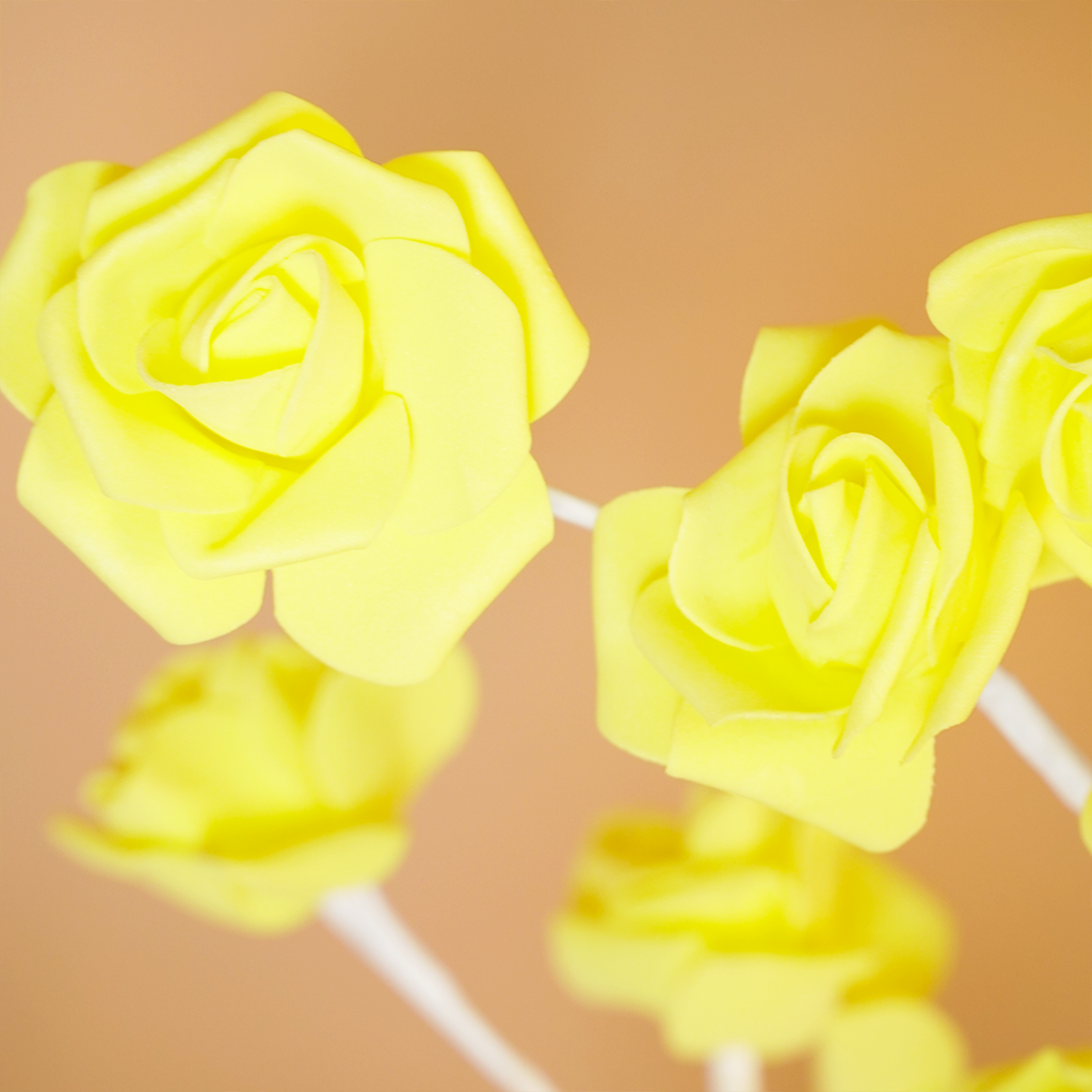 Rose Blossom Tree Light – Warm Yellow Flower Lamp