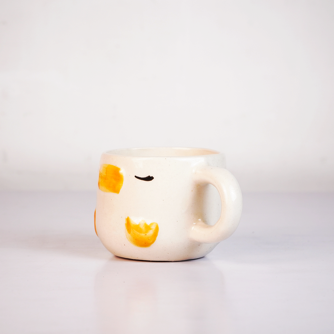 Face Mug Cute Ceramic | Smiley Coffee Cup for Tea & Coffee