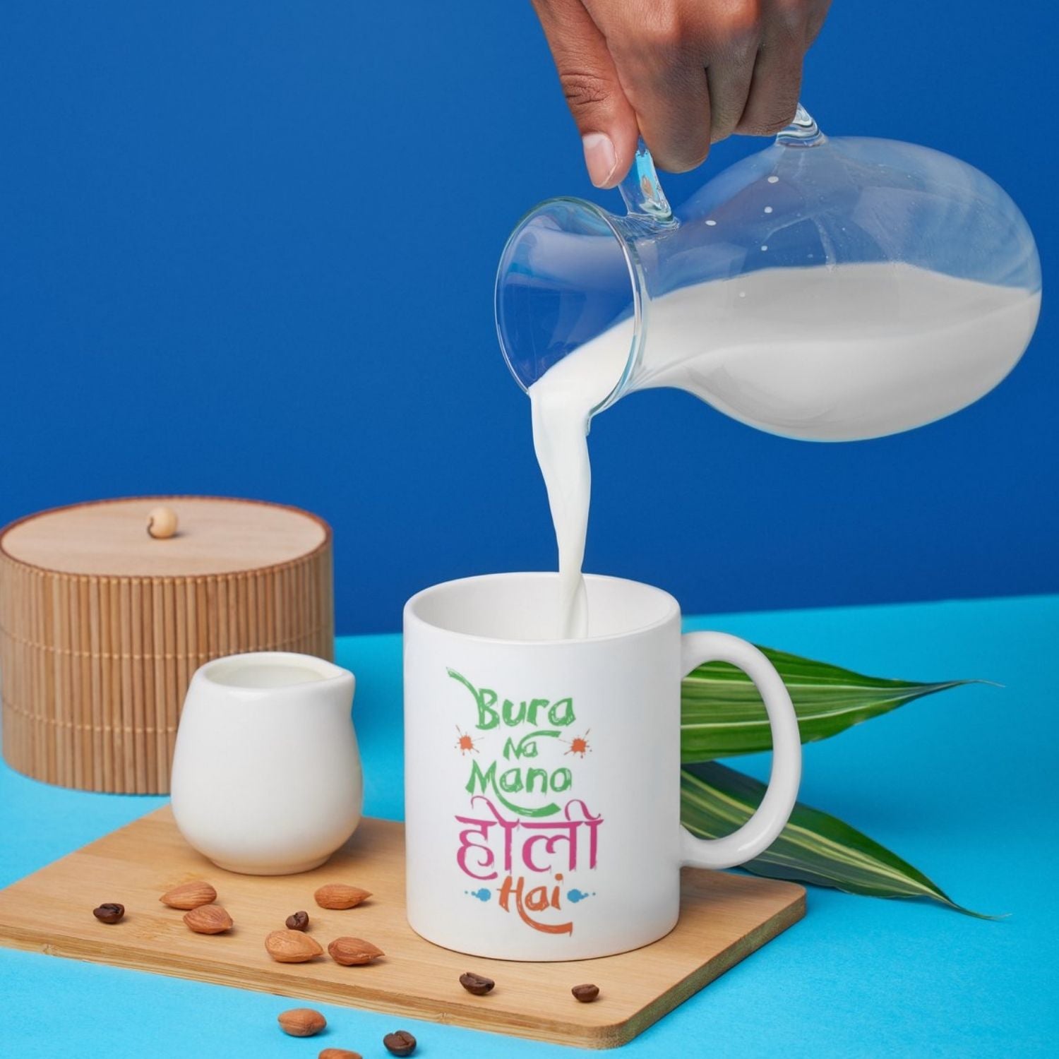 Bura Na Mano Holi Hai Printed Ceramic Mug | Colorful Holi Festival Coffee Cup | Gift for Friends & Family
