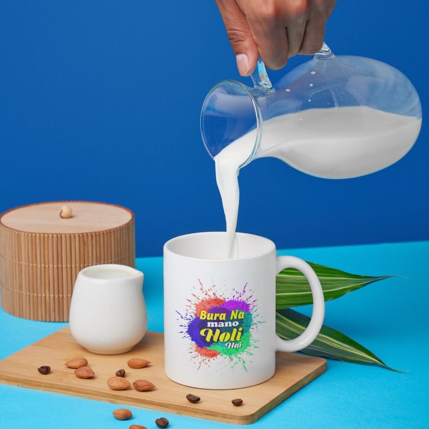 Bura Na Mano Holi Hai Printed Ceramic Mug – Colorful Holi Festival Gift Cup