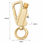 Carabiner Lighter | Portable Refillable Keychain Lighter | Compact Outdoor Lighter
