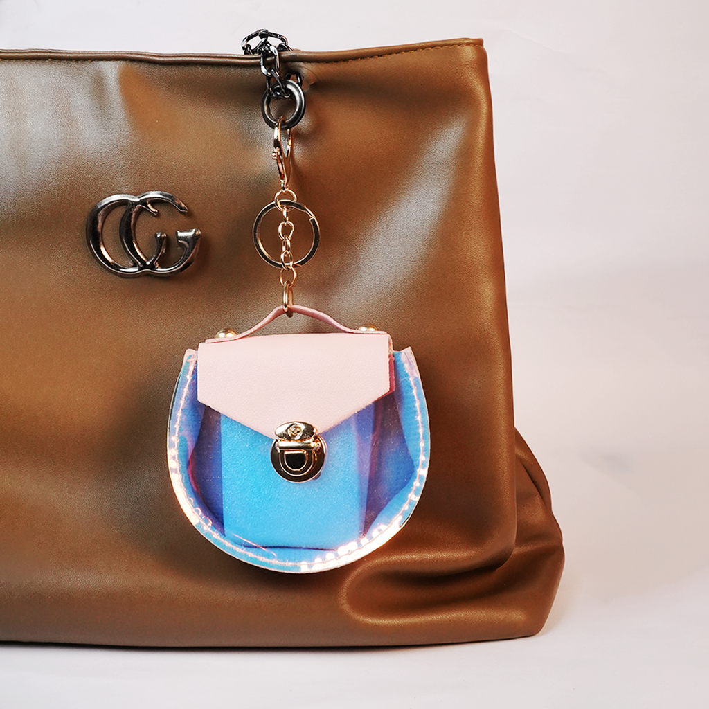 Mini Holographic Coin Purse Keychain | Cute & Compact