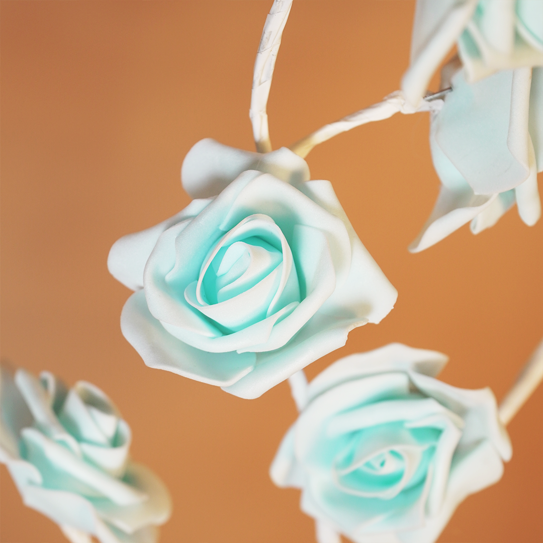 Blue LED Rose Tree – Beautiful Flower Light