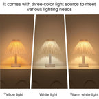 2-in-1 Foldable Pleated LED Table Lamp