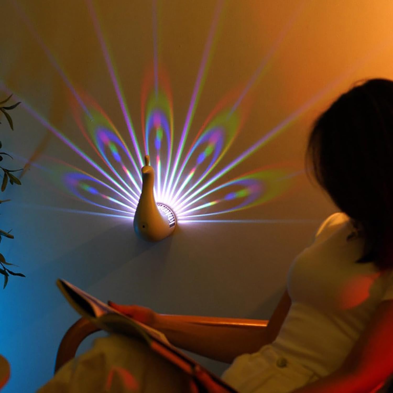 Peacock Wall LED Lamp