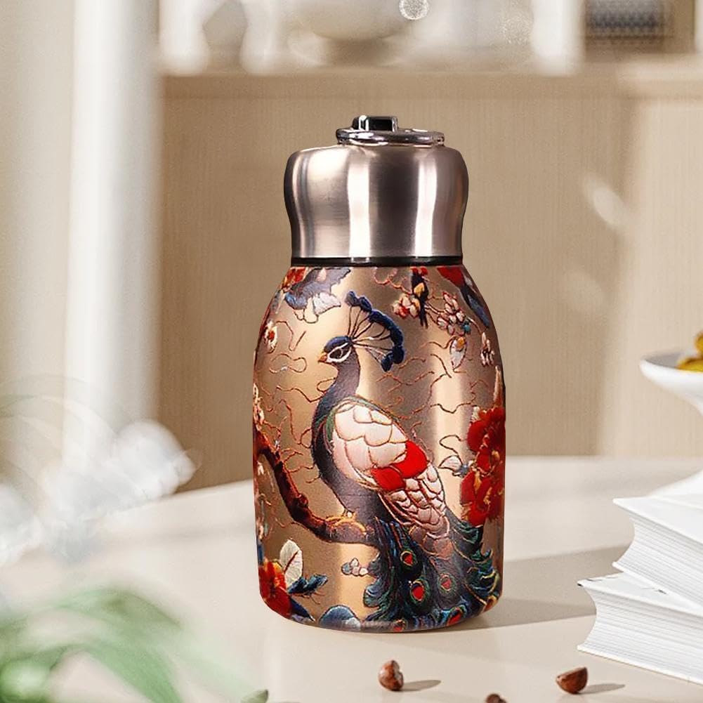 Floral Stainless Steel Flask