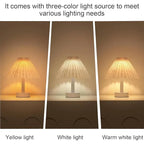 Pleated LED Table Lamp