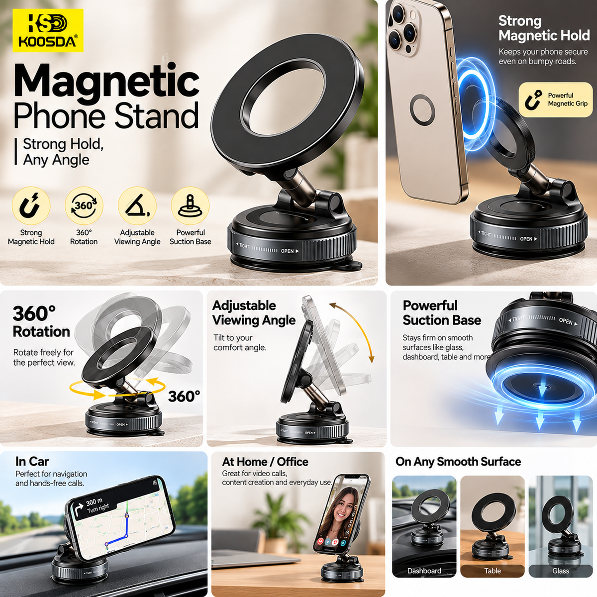 Rechargeable Selfie Light | Clip-On LED Fill Light for Phone & Camera | Adjustable Brightness