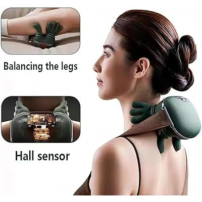 Smart Turtle Neck & Shoulder Massager with Heat