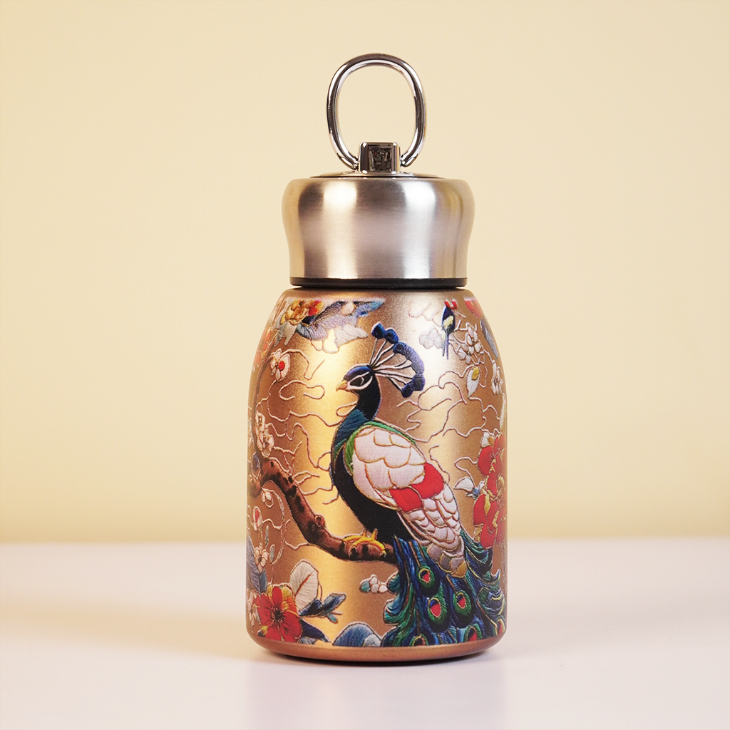Floral Stainless Steel Flask