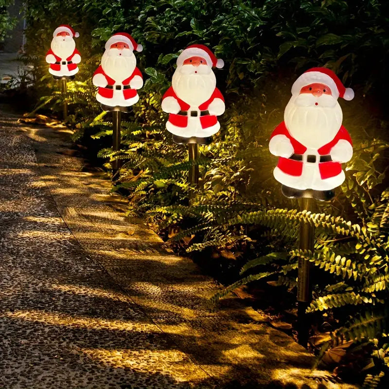 Solar Christmas Santa  Light