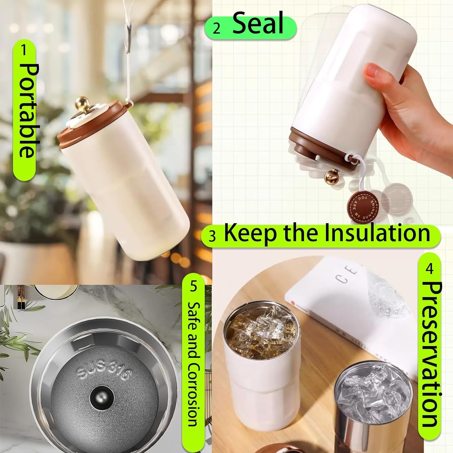650ml Leak-Proof Reusable Water Bottle with Flip Lid | Lightweight Travel Bottle (18cm x 7cm)