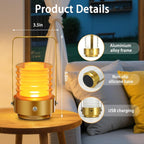 Portable LED Camping Lantern with Warm Light | Rechargeable Outdoor & Emergency Lamp