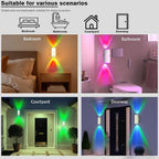 LED Wireless Wall Sconce with 7 Colors Changing, Motion Sensor Light