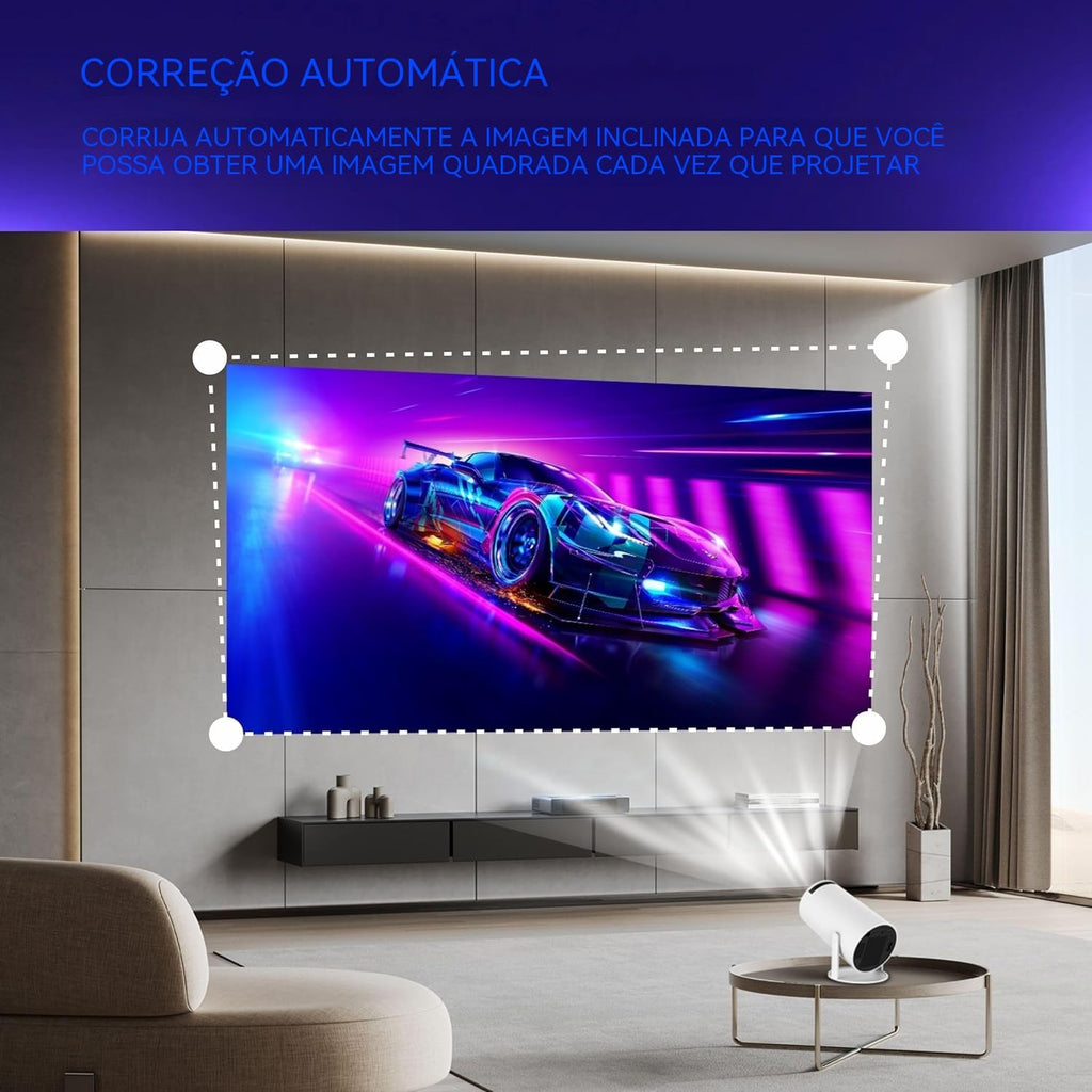 Mini Projector for Home, Portable LED Video Projector