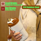 650ml Leak-Proof Reusable Water Bottle with Flip Lid | Lightweight Travel Bottle (18cm x 7cm)