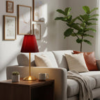 Elegant Pleated Table Lamp with Warm Ambient Light