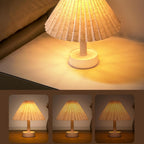 2-in-1 Foldable Pleated LED Table Lamp