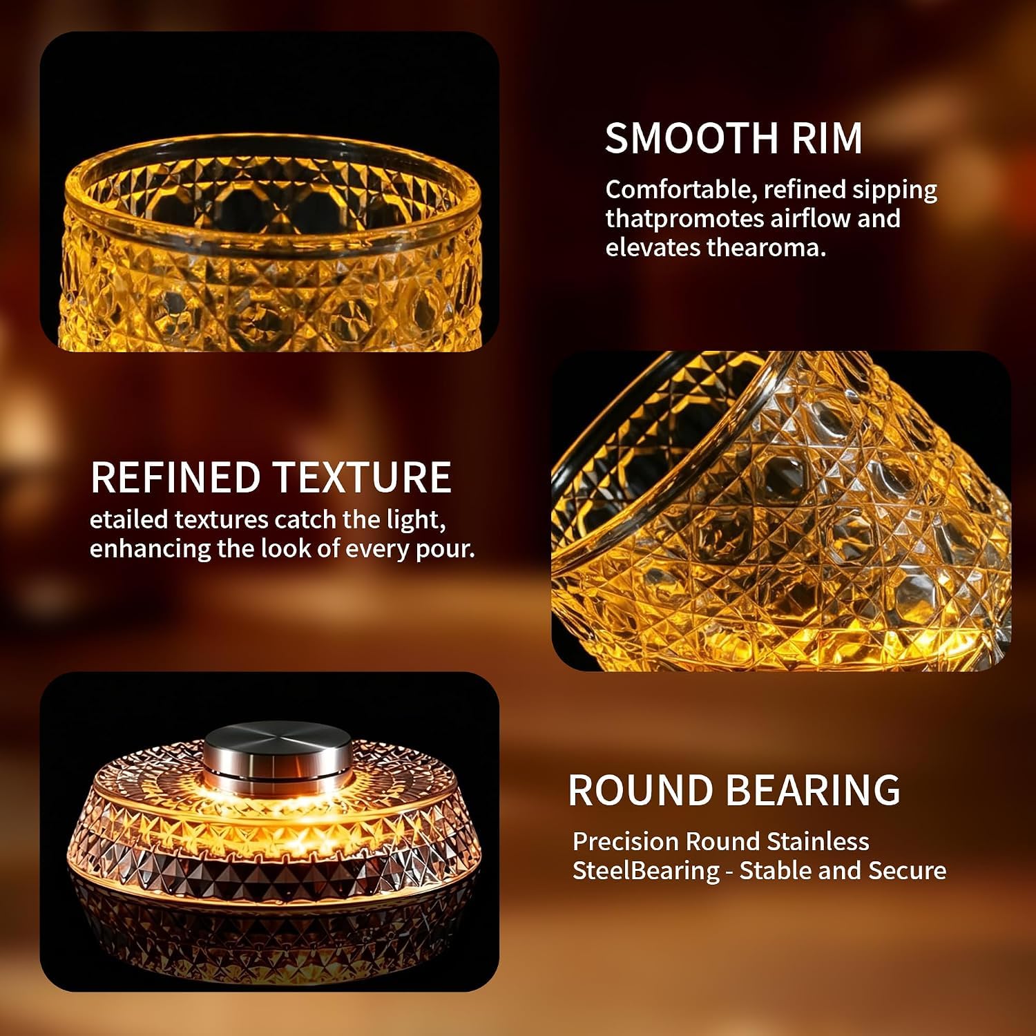 Crystal Diamond LED Table Lamp – Elegant Warm Glow Decorative Light