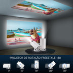 Mini Projector for Home, Portable LED Video Projector