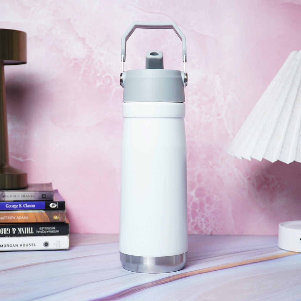 650ml Stainless Steel Water Bottle with Handle
