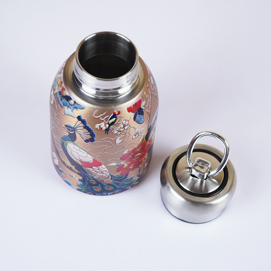 Floral Stainless Steel Flask