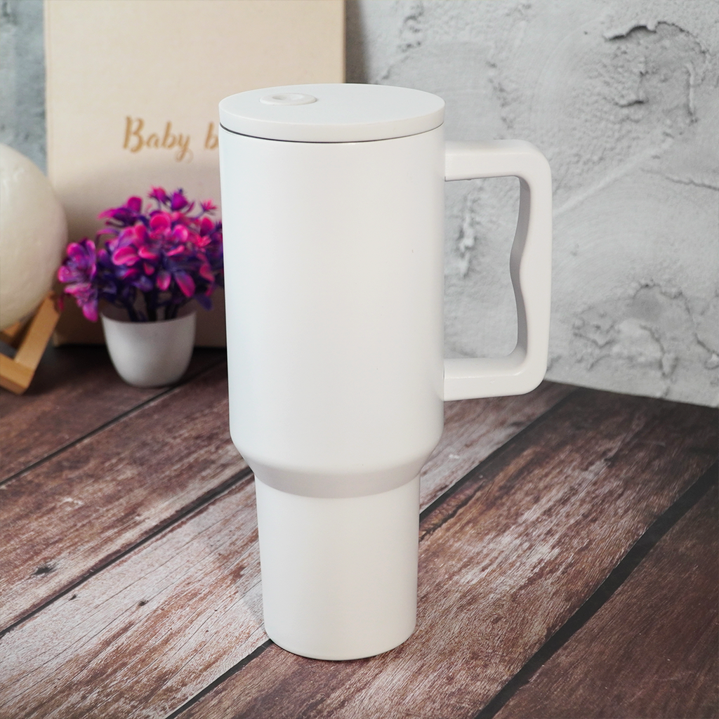 Pure Frost Minimal Tumbler (Classic White)
