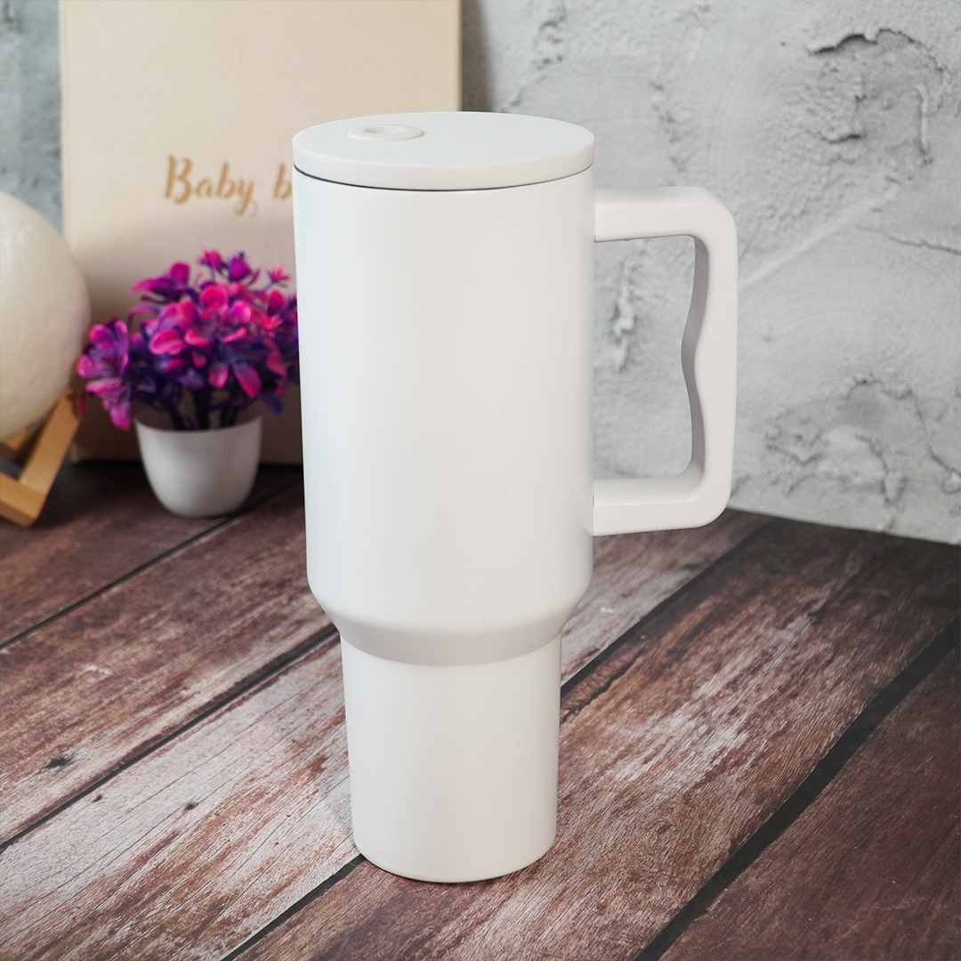 Pure Frost Minimal Tumbler (Classic White)