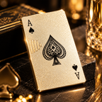 Playing Card Design  Lighter | Novelty Pocket Lighter with Green Flame for Home & Outdoor Use